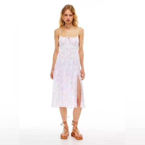 NWT WILFRED Genoa Midi Dress Light Birch S - Picture 1 of 12